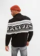 Norweger-Pullover mit Troyerkragen, bonprix