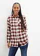 Flanell-Longbluse, bonprix