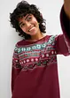 Robe sweat norvégienne, bpc bonprix collection
