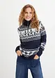 Maritimer Norweger-Pullover, bonprix