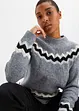 Pullover mit Norweger-Muster und Lurex, RAINBOW