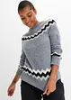 Pullover mit Norweger-Muster und Lurex, RAINBOW