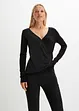 Langarmshirt mit Glitzereffekt aus nachhaltiger Viskose, BODYFLIRT