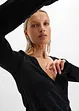 Langarmshirt mit Glitzereffekt aus nachhaltiger Viskose, BODYFLIRT