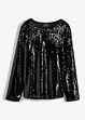 Blouse en paillettes, bonprix