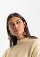 Oversize-Pullover mit Stehkragen, BODYFLIRT
