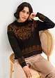 Pull avec motif en lurex, BODYFLIRT