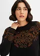 Pull avec motif en lurex, BODYFLIRT