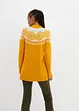 Pull norvégien avec fentes latérales, bonprix
