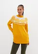 Pull norvégien avec fentes latérales, bonprix
