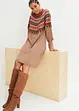 Strickkleid mit Norweger Muster, BODYFLIRT boutique