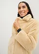 Oversize Fellimitat-Mantel mit Reverskragen, bpc bonprix collection