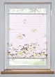 Plissee mit Blumen Druck, bonprix