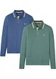 Lot de 2 polos 100% coton, bonprix