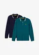 Lot de 2 polos 100% coton, bonprix