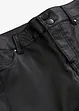 Lederimitat-Hose mit Biker-Details, bonprix