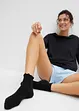Halbsocken  mit Wellenkante mit Bio-Baumwolle (20er Pack), bpc bonprix collection