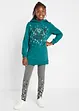 Sweatshirt und Leggings aus Bio-Baumwoll-Mix (2-tlg.Set), bonprix
