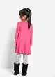 Jerseykleid + Leggings mit Puppenkleid (3-tlg. Set), bonprix