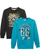 Sweatshirt aus reiner Bio-Baumwolle (2er-Pack), bonprix