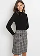 Robe courte à jupe imprimée, bonprix