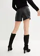 Kurze Lederimitat-Shorts, bonprix
