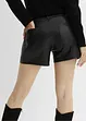 Kurze Lederimitat-Shorts, bonprix