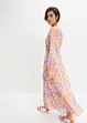 Robe longue à fleurs en polyester recyclé, bonprix