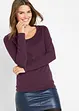 Figurbetontes Langarmshirt, bonprix