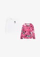 Boxy-Shirt aus reiner Bio Baumwolle (2er Pack), bonprix