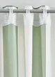 Vorhang mit Streifen und recyceltem Polyester (1er Pack), bonprix