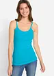 Lot de 3 tops à fines bretelles 100% coton, bonprix
