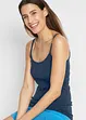 Lot de 3 tops à fines bretelles 100% coton, bonprix