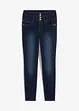 High Waist Skinny-Jeans mit langer Knopfleiste, bonprix