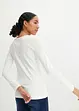 T-shirt manches longues 100% coton à col rond, bonprix