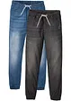 Regular Fit Schlupfjeans, Straight (2er Pack), RAINBOW