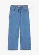 Wide Leg Jeans Mid Waist, cropped, bonprix