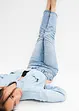 Jean droit taille haute, peu stretch, bonprix