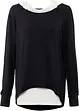 Longshirt mit Top aus Viskose-Mix, bonprix