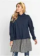 Sweatkleid in 2-in-1 Optik, bonprix