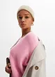 Pull côtelé oversize en viscose mélangée, bonprix