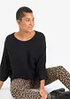 Oversize Ripp-Pullover aus Viskose-Mix, bonprix