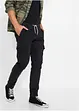 Pantalon droit stretch taille élastiquée et poches cargo, Slim Fit, bonprix