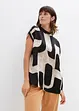 Blouse-tunique en satin, bonprix