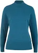 Pull basique en maille fine à col montant, bonprix