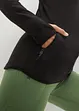 Fleecejacke mit Reißverschluss-Taschen, bonprix