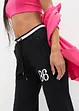 Pantalon en molleton stretch de coton mélangé, bonprix