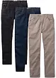 Regular Fit Schlupfhose aus reiner Baumwolle, Straight (3er-Pack), bonprix