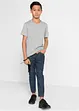 Regular Fit Schlupfhose aus reiner Baumwolle, Straight (3er-Pack), bonprix