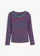 Rippshirt gestreift aus Bio-Baumwolle, bonprix